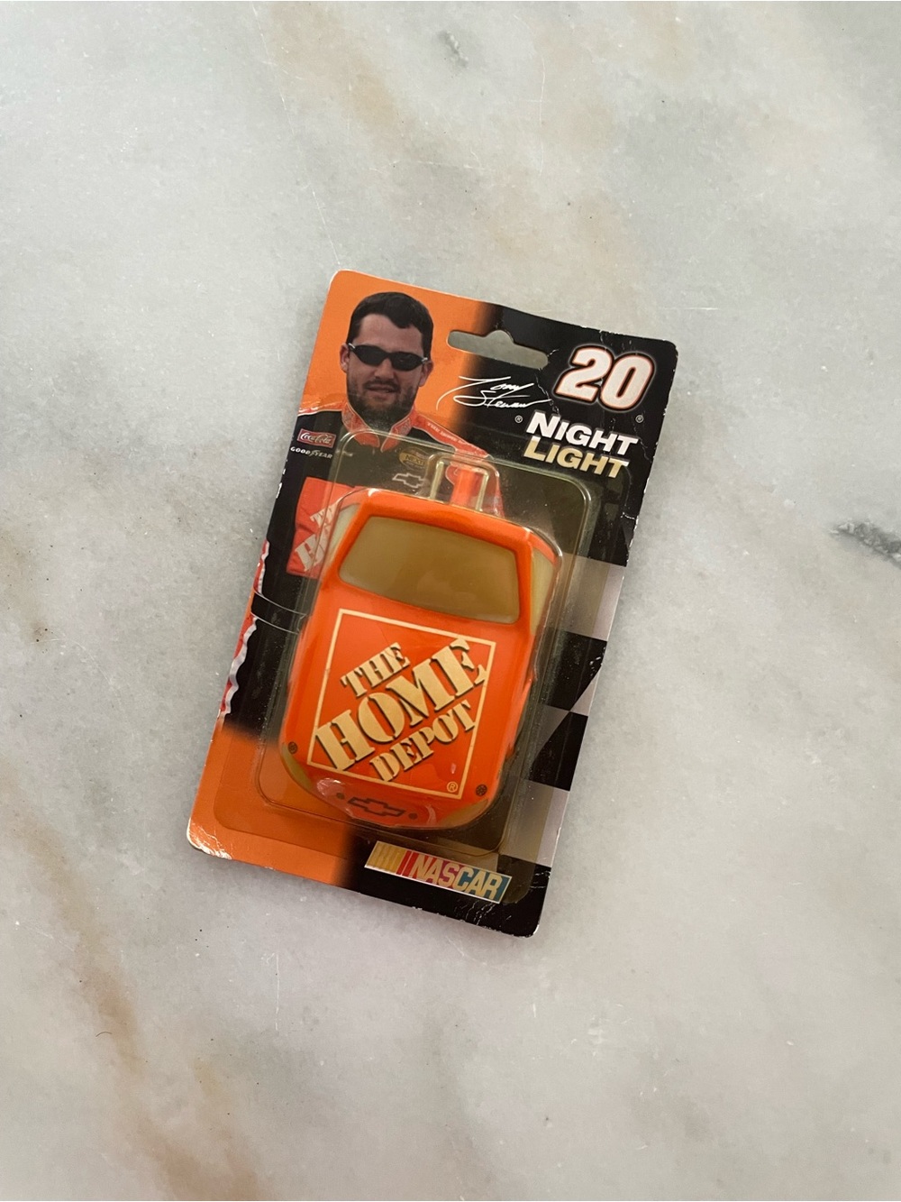 NWT The Home Depot #20 NASCAR Night Light - Orange